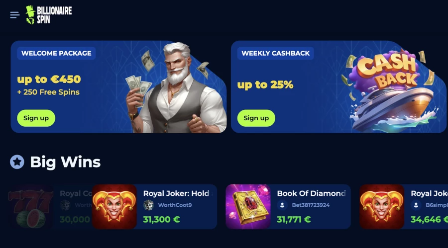 Billionairespin Casino